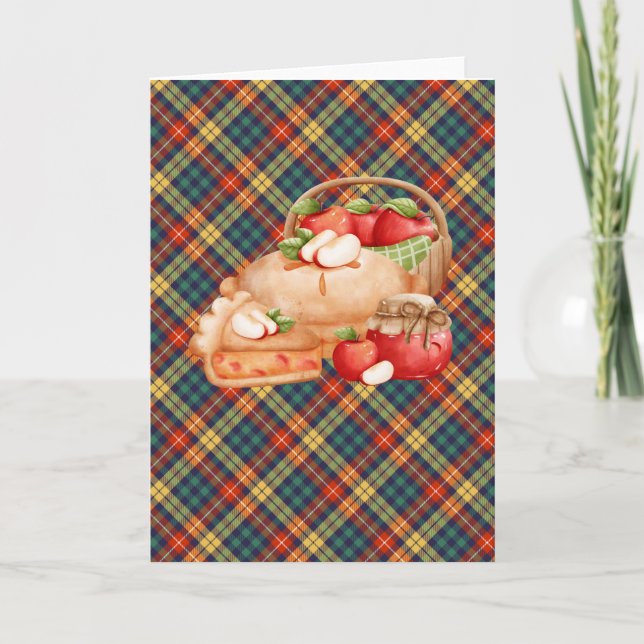 Apple Pie Time Blank Karte (Vorderseite)