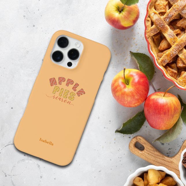 Apple Pies Vibes Personalize Name Phone Case iPhone Hülle (Von Creator hochgeladen)