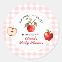 Apple Pink Bow vornehme Coquette Baby Shower