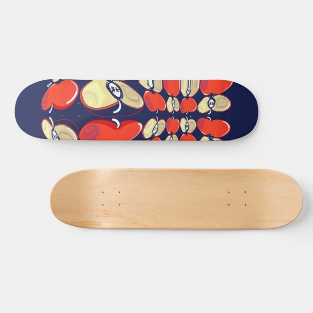 Apple Pop Skateboard Deck (Horizontal)