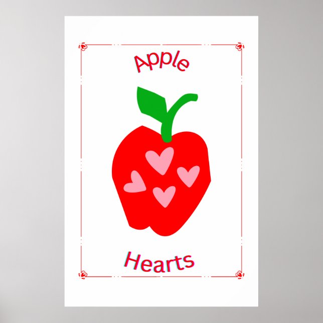 Apple Print Poster (Vorne)