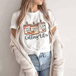 Apple-Pumpkin-Blätter - Getting Lit T-Shirt