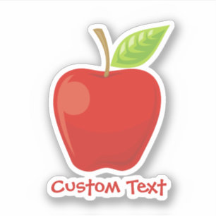 Apple Red Aufkleber