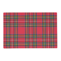 Apple Red Kariert Paper Tischsets