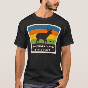 Apple River Canyon Staat Park Illinois Roaming Dee T-Shirt