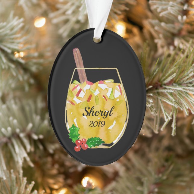 Apple Sangria Personalisiert Ornament (Baum)