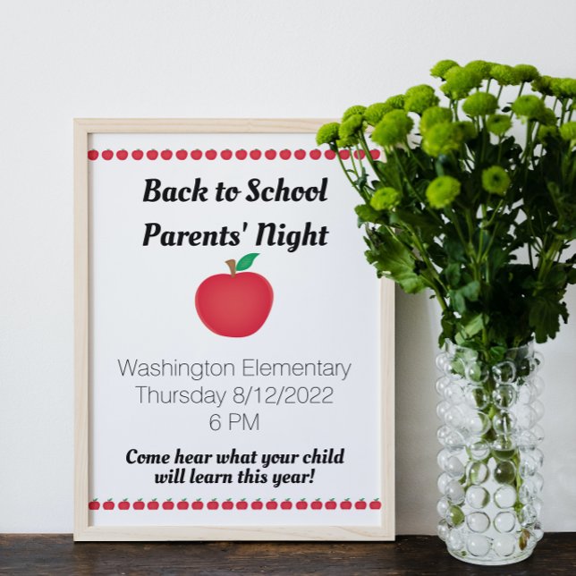 Apple School Poster (Von Creator hochgeladen)