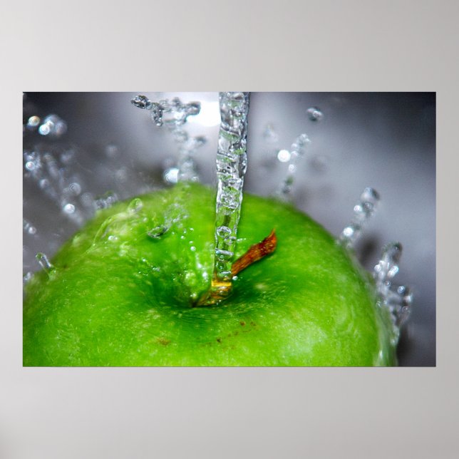Apple Splash Poster (Vorne)