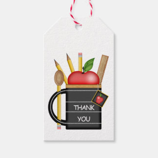 Apple-Tasse-Tag für Lehrer Geschenkanhänger