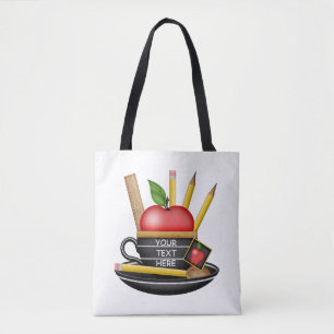 Apple Teacup Custom Tasche des Lehrers