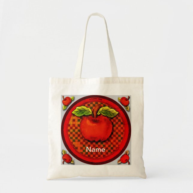 Apple Tote Bag Tragetasche (Vorne)
