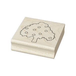 Apple Tree Art Briefmarke Gummistempel