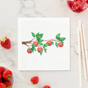 Apple Tree Branch Napkins Serviette