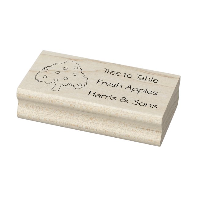 Apple Tree Farm Business Art Briefmarke Gummistempel (Stempel)