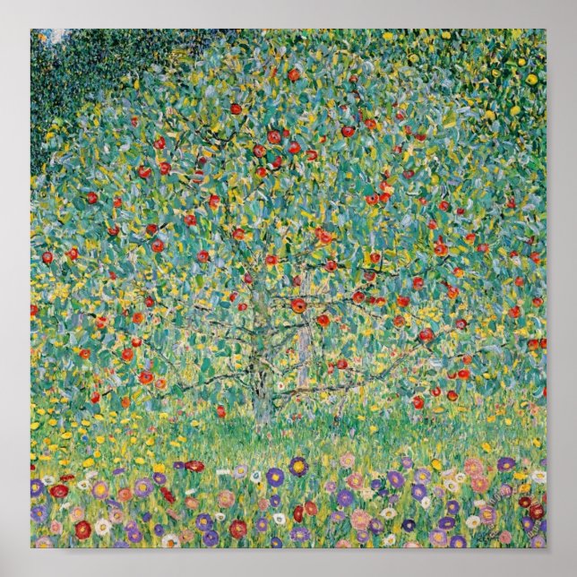 Apple Tree Gustav Klimt Poster (Vorne)