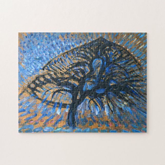 Apple Tree (Pointillist) - Piet Mondrian - Puzzle (Horizontal)