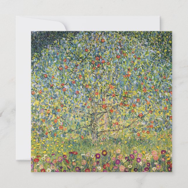 Apple Tree von Gustav Klimt, Vintager Jugendstil (Vorderseite)
