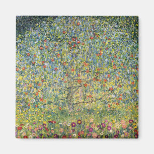 Apple Tree von Gustav Klimt, Vintager Jugendstil Magnet
