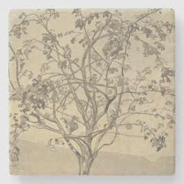 Apple Tree (Watercolor Art) (von Nicholas Roerich) Steinuntersetzer