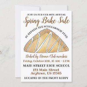 Apple Umsatz Breakfast Konditorei Bake Verkauf Bru Einladung