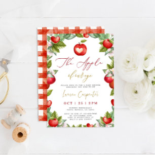 Apple Unsere Augen-Baby-Dusche Einladung