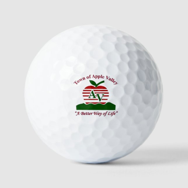 APPLE VALLEY KALIFORNIEN GOLFBALL (Vorderseite)