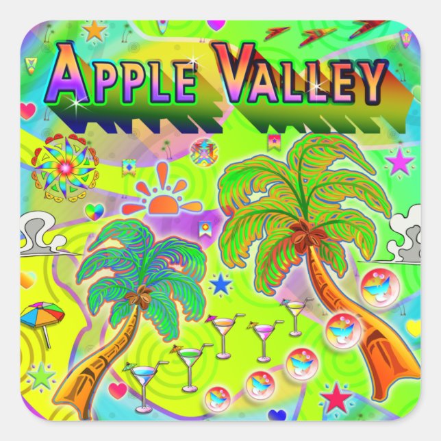 Apple Valley Mind Focus Sticker (Vorderseite)