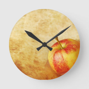 Apple vintage design runde wanduhr