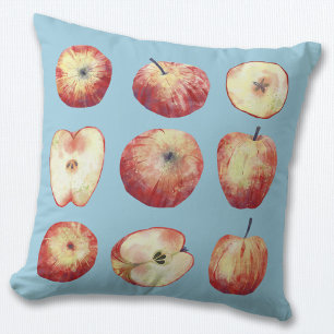 Apple Watercolor Kissen