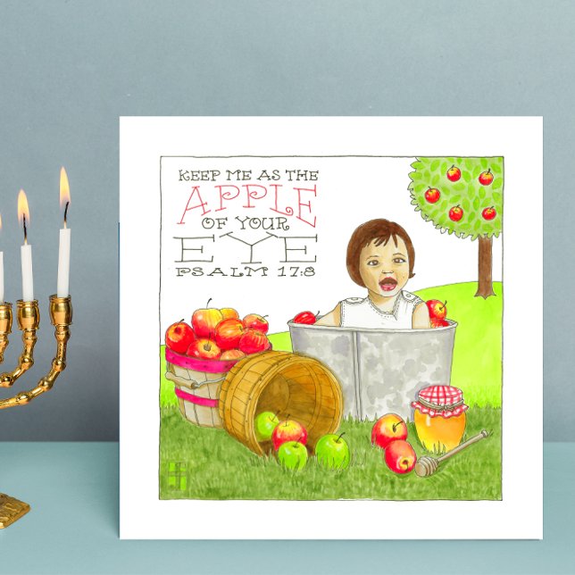Apple Your Eye Rosh Hashanah Card (Von Creator hochgeladen)