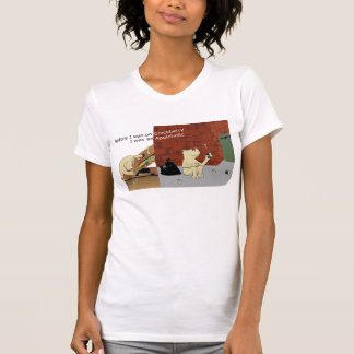 AppleholicCrackberry helle Farbschmales Bild T-Shirt