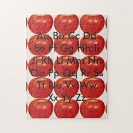 Apples Alphabet Diagramm Puzzle