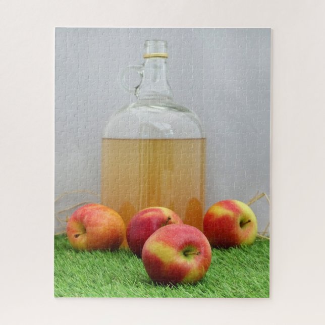 Apples and Cider Bottle Apple Festival Puzzle (Vertikal)