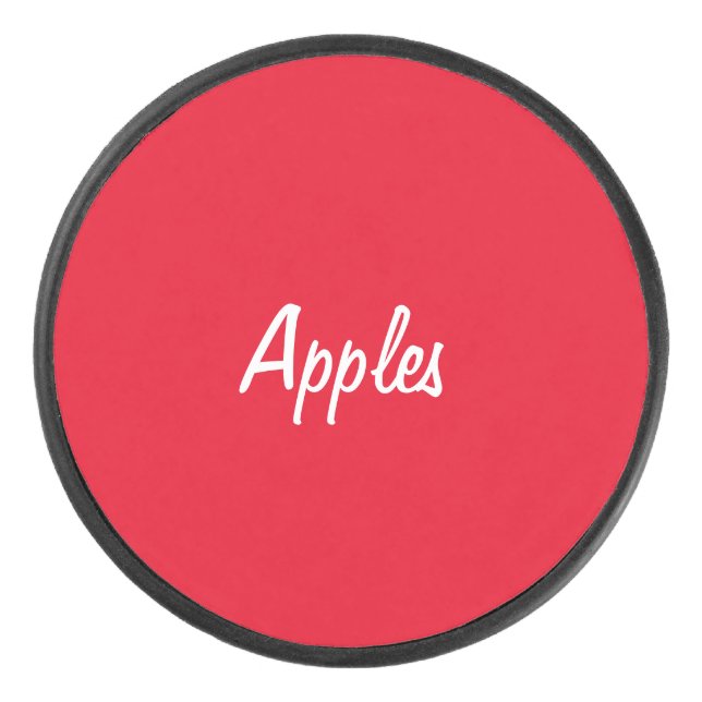 Apples Hockey Puck (Vorderseite)