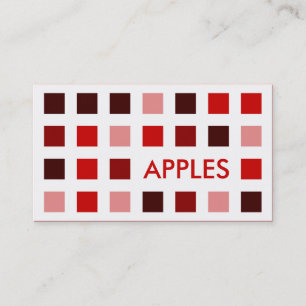 APPLES (Mod-Quadrate) Visitenkarte