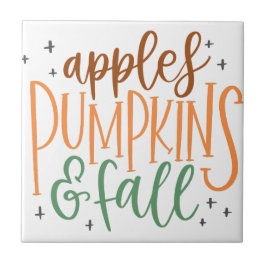 APPLES PUMPKINS UND FALL FLIESE