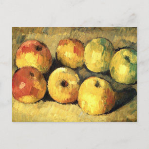Apples Vintag Impressionismus Cezanne Postkarte