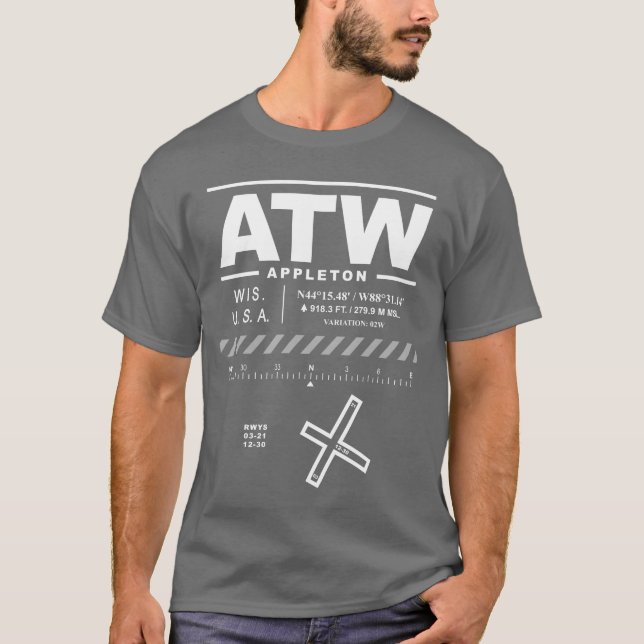 Appletet International Airport ATW T - Shirt (Vorderseite)