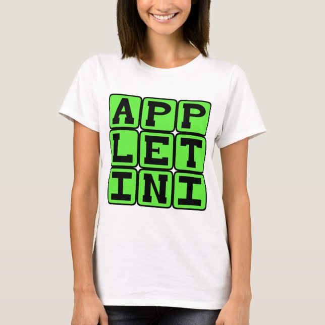 Appletini, Flavored Martini T-Shirt (Vorderseite)