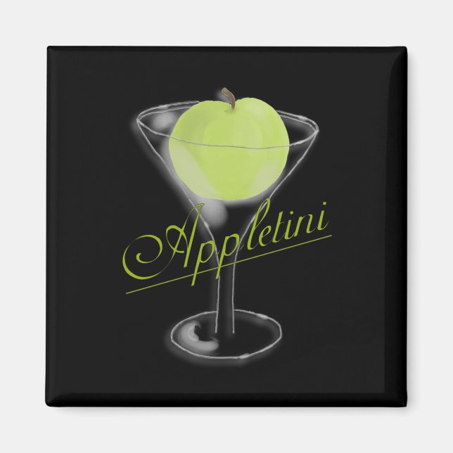 Appletini Green Apple Magnet (Vorne)