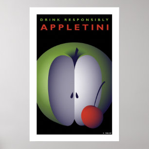 Appletini (kleines Poster) Poster