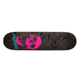 Appleton rosa Schädel Skateboard
