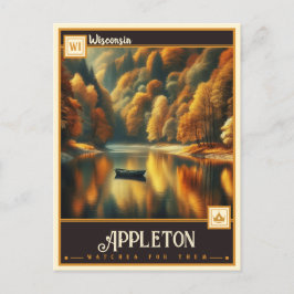 Appleton, Wisconsin | VINTAG Postkarte