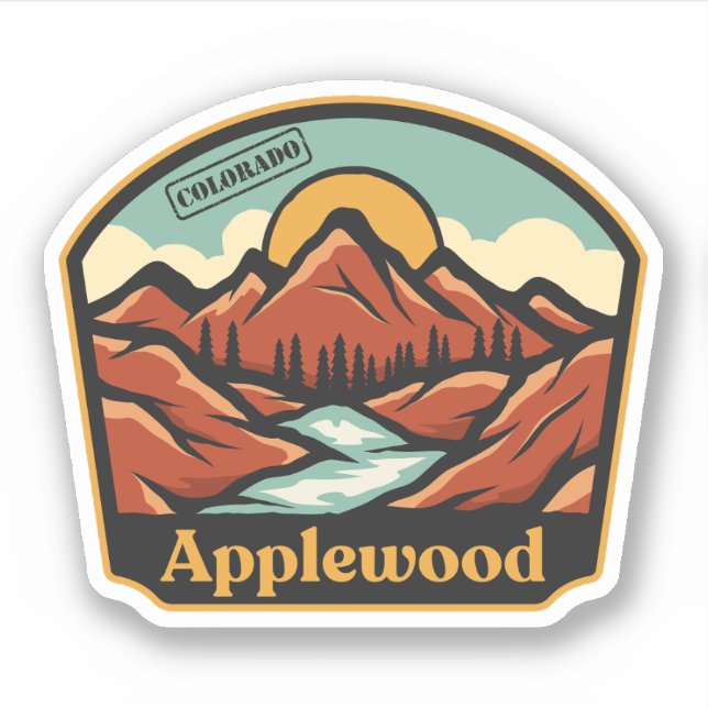 Applewood, Colorado Aufkleber (Vorderseite)