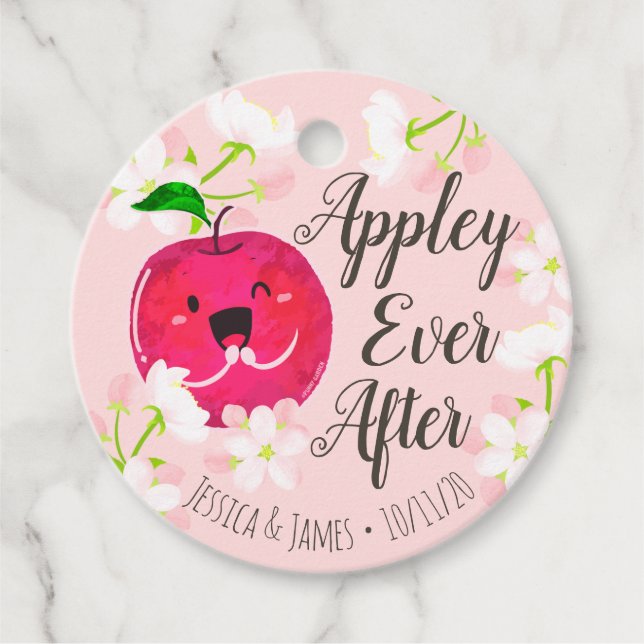 Appley Ever After - Apple Pub Geschenkanhänger (Vorderseite)