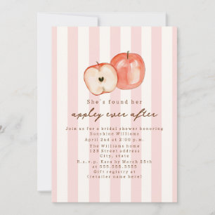 Appley Ever After Rosa Apple Junggesellinnenabschi Einladung