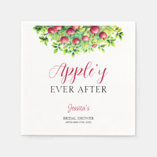 Appley je nach Apple Fall Brautparty Serviette
