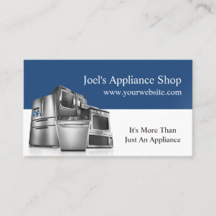 Appliance-Shop, Installation, Reparatur-Visitenkar Visitenkarte