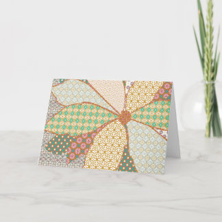 Applique pointsetta feiertagskarte