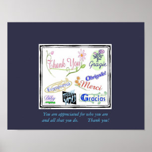 Appreciation & Thank You Poster